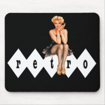 Retro Pin-Up Mousepads