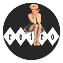 Retro Pin Up Stickers