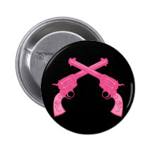 Retro Pink Crossed Pistols