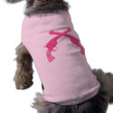 Retro Pink Crossed Pistols pet clothing