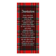 Retro Plaid Custom Announcement