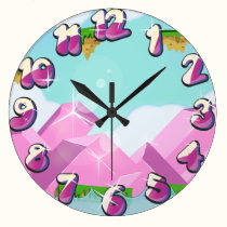 Retro Platform Game wall clocks