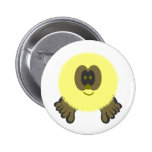 Retro Pom Pom Pal Button