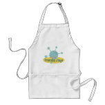Retro Pomeranian Lounge aprons
