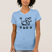 Retro Poodle t-shirts