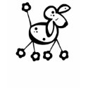 Retro Poodle t-shirts