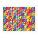 Retro Pop Multicolor BeeHives postcards