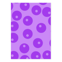 Retro Purple Circles Pattern. Business Card Templates