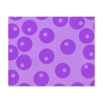 Retro Purple Circles Pattern. Flyer