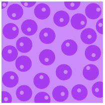 Retro Purple Circles Pattern. Acrylic Cut Outs