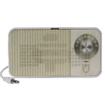Retro Radio Dial speakers