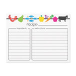Retro Recipe Card Post Cards