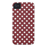 Retro Red Polka Dot Iphone 4/4S Case