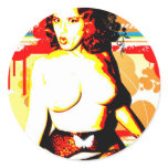 Retro Redhead - Vintage Retro stickers