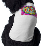 retro ring pattern pet clothing