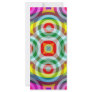 retro ring pattern rack card template