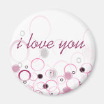 RETRO RINGS REFRIGERATOR MAGNET