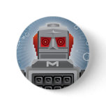 Retro Robot Button