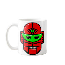 Retro Robot Head Mug