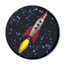 Retro Rocket 3d