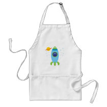 Retro Rocket Apron