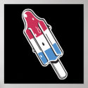 retro rocket ice pop posters