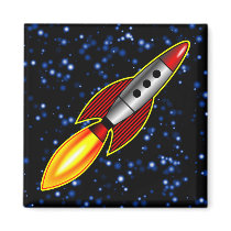 Retro Rocket Magnets