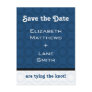Retro Romantic Save the Date Postcard