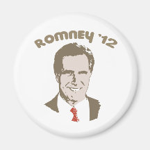 RETRO ROMNEY '12 MAGNETS
