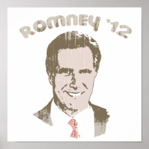 RETRO ROMNEY '12 PRINT
