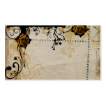 Retro roses Profile Card Business Card Templates