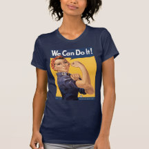 Retro Rosie We Can Do It Tee Shirts