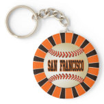 RETRO SAN FRANCISCO BASEBALL keychains