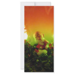 Retro Santa and Bubble Lights rack cards