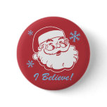 Retro Santa Believe buttons