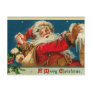 Retro Santa Postcard