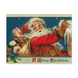 Retro Santa Postcard