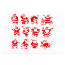 Retro Santas Gift Tag