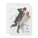 Retro SAVE THE DATE ANNOUNCEMENT EZ to Customise invitations