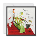 Retro SAVE THE DATE ANNOUNCEMENT EZ to Customise invitations