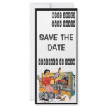 Retro Save The Date Cards rack cards