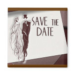 Retro Save The Date magnets