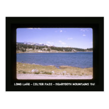 Retro Scenic Highway Long Lake Colter Pass Postcards
