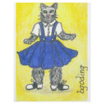 Retro school girl custom flyer