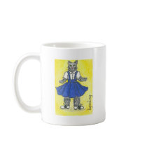Retro school girl mug