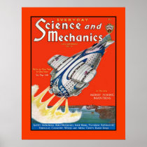 Retro Science Fiction 1931 cover magazine