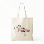 Retro Scrolls and Peonies Bag