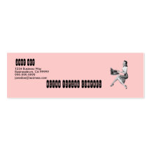 Retro Secretary Business Card Templates