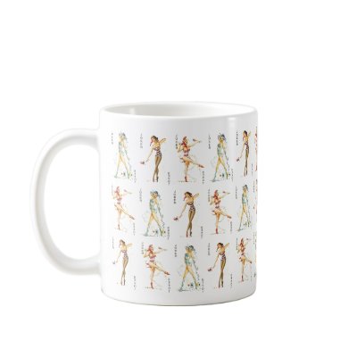 Retro Sexy Jokers Mugs by JuJuGarden