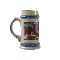 Retro Shapes Pattern Mugs